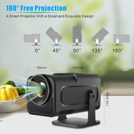 Flexible Angle Portable Projector - Mini Projector for Phone, Outdoor Movies