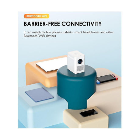 WiFi LED Projector - Portable Mini TV Projector for Home opera Use