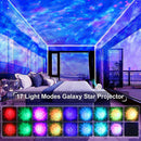 Projector with Bluetooth Speaker - LED Bedroom Light and Sound Projector
