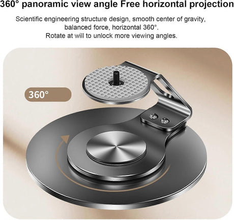 Projector Stand - Adjustable Desktop Projector Mount (Black)