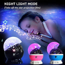 Star Projector Night Light - Babies Bedroom Ceiling Light Projector Lamp