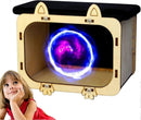 Hologram Phone Projector - Wooden Smartphone Projector Display Stand