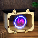 Hologram Phone Projector - Wooden Smartphone Projector Display Stand