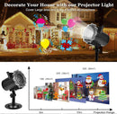 Christmas LED Projector Lamp, 16 Patterns Snowflake Outdoor Decorative Light