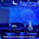 4-in-1 Galaxy Projector with Tooth Serrated Remote - 18 Sky Patterns