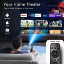 5G WiFi Bluetooth Projector, 9500 Lumens, Native 1080p, 4K, Mini Video Projector
