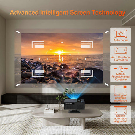 Portable 4K X6 Home Projector