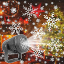 Christmas LED Rotating Snowflake Projector Lamp for Home Decor & Party