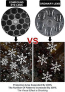 Christmas LED Rotating Snowflake Projector Lamp for Home Decor & Party