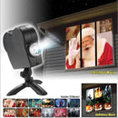 Festival LED Window Projector with 12 Holiday Movies for Christmas & Halloween