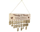 DIY Families Friends Birthday Celebration Calendar Reminder Planner Board Decor