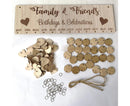 DIY Families Friends Birthday Celebration Calendar Reminder Planner Board Decor
