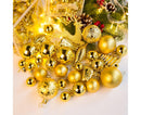 30Pcs Xmas Tree Balls Party Supplies-Golden