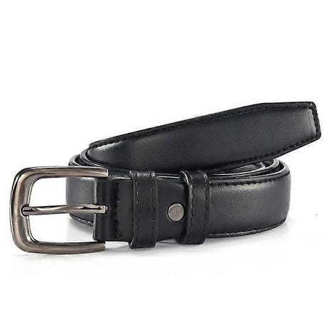 Women's Black Leather Belts for Jeans and Dresses