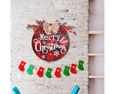 Hanging Plaque for Door-Red