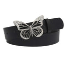 Women's Leather Belt with Buckle for Jeans and Dresses