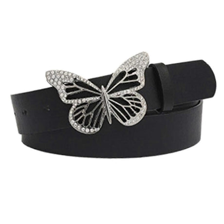Women's Leather Belt with Buckle for Jeans and Dresses