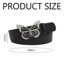 Women's Leather Belt with Buckle for Jeans and Dresses