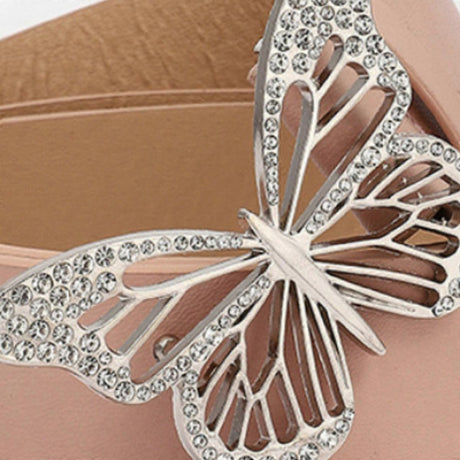 Women's Leather Belt with Buckle for Jeans and Dresses