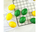 10Pcs Mini Artificial Lemon Simulation Fruit Photography Prop Party Table Decor-Yellow