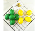 10Pcs Mini Artificial Lemon Simulation Fruit Photography Prop Party Table Decor-Yellow