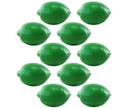 10Pcs Mini Artificial Lemon Simulation Fruit Photography Prop Party Table Decor-Yellow