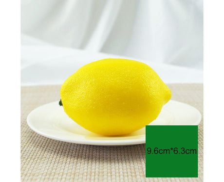 10Pcs Mini Artificial Lemon Simulation Fruit Photography Prop Party Table Decor-Yellow