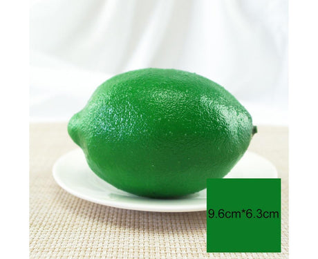 10Pcs Mini Artificial Lemon Simulation Fruit Photography Prop Party Table Decor-Yellow