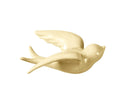 Ceramic 3D Bird Shape Wall Ornaments-Beige Yellow S