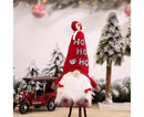 Creative Dwarf Shape LED Doll Decor Cute Exquisite Flannel Doll Display for Home-Red