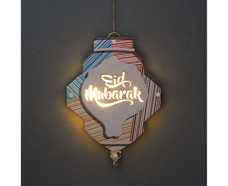 LED Wooden Pendant Wall Art Decor for Home
