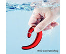 Ear Hook Wireless Headphones - Non Ear Plug - Noise Cancelling Single Ear Headset with Mic