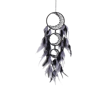 Feather Dream Catcher Home Decor-Black