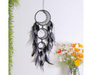 Feather Dream Catcher Home Decor-Black