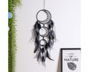 Feather Dream Catcher Home Decor-Black