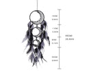Feather Dream Catcher Home Decor-Black
