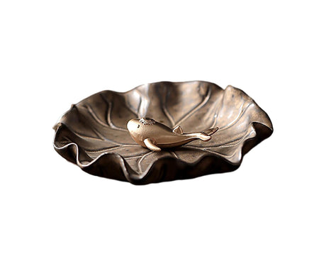 Lotus Leaf Mini Incense Holder for Teahouse-C