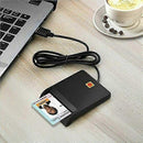 USB 2.0 Smart Chip ID SIM Card Reader, Portable USB ID Reader