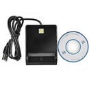 USB 2.0 Smart Chip ID SIM Card Reader, Portable USB ID Reader