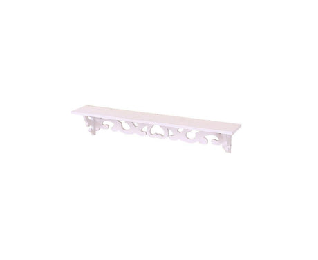 Modern White Floating Wall Mounted Display Storage Shelf Home Living Room Decor-White S