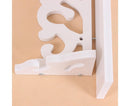 Modern White Floating Wall Mounted Display Storage Shelf Home Living Room Decor-White S