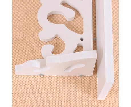 Modern White Floating Wall Mounted Display Storage Shelf Home Living Room Decor-White S