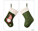 Christmas Stocking Hat babies Gift Bag-Green