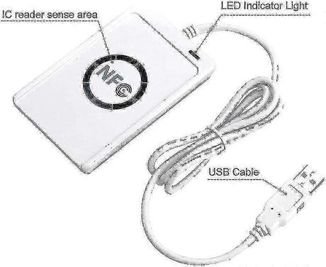 Smart RFID NFC Reader with Acr122u + SDK + 5x Cards, USB Memory Reader