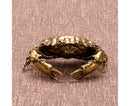 Brass Crab Statue for Gift-Brass Color