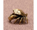 Brass Crab Statue for Gift-Brass Color