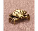 Brass Crab Statue for Gift-Brass Color