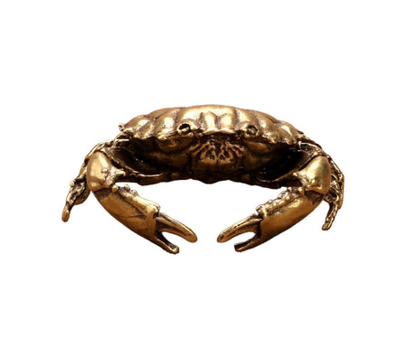 Brass Crab Statue for Gift-Brass Color