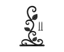 Plant Holder for Garden-Black