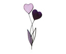 Acrylic Valentines Day Gift Ornaments-Purple